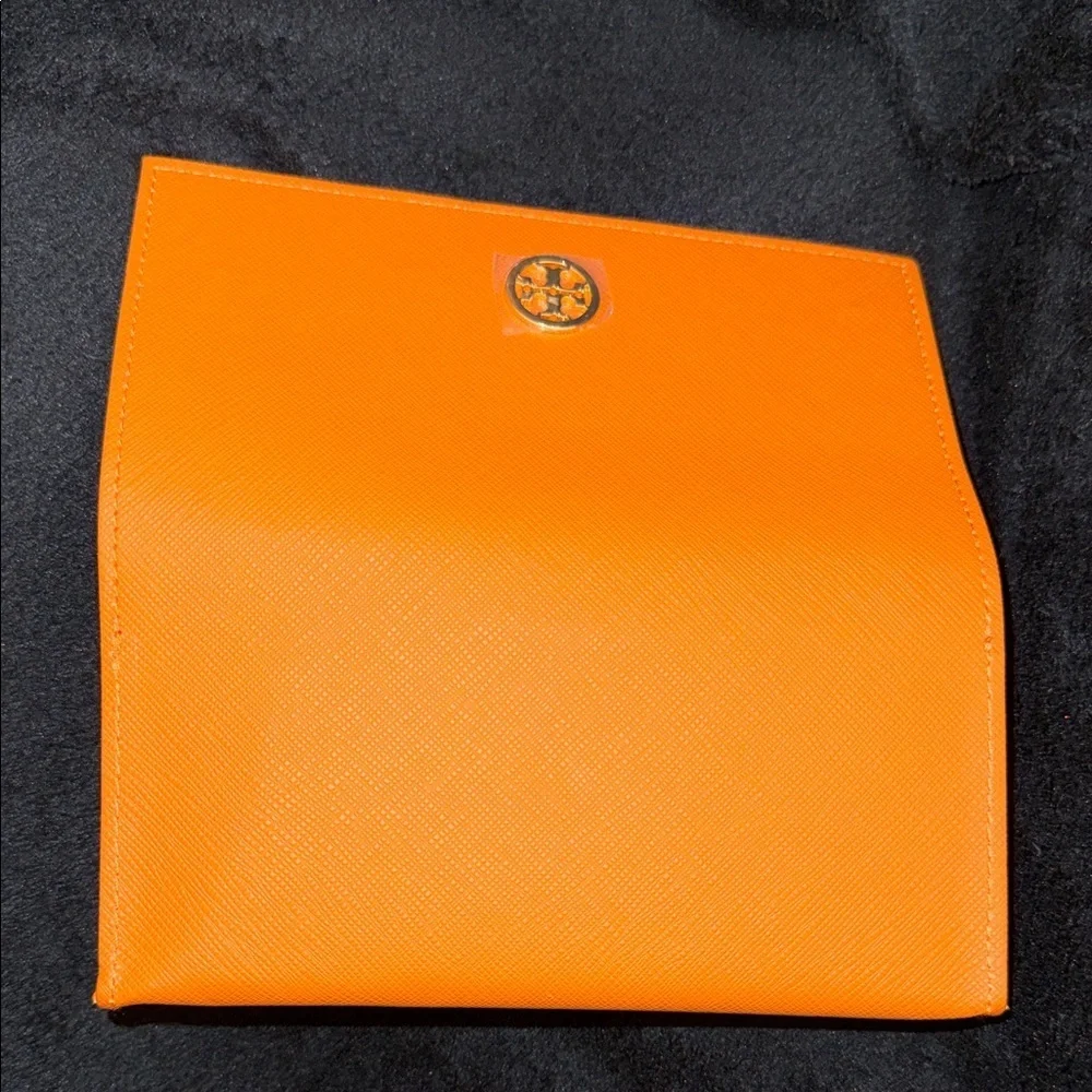 Tory Burch Vibrant Orange Clutch